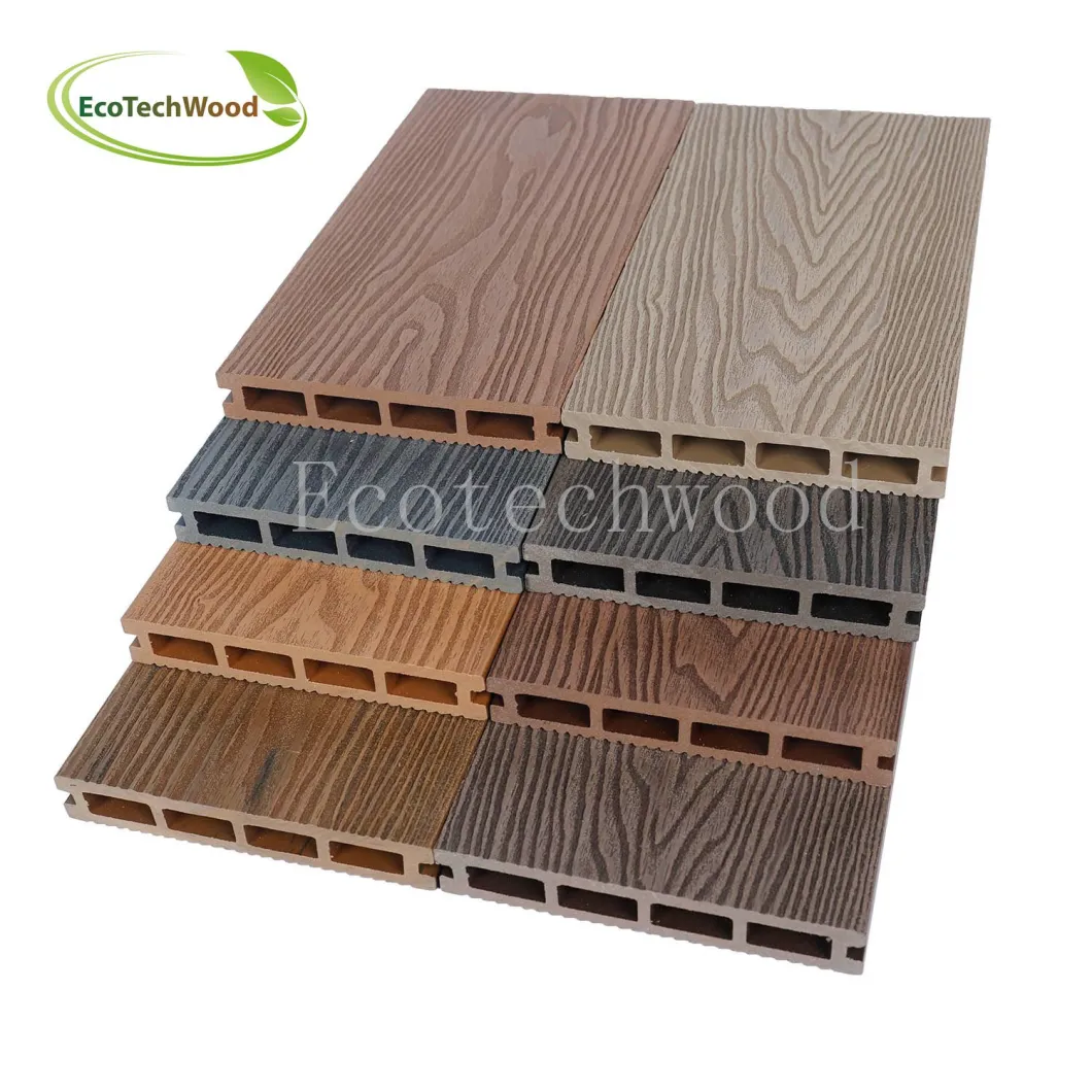 Cheap and Popular Emboss WPC Decking