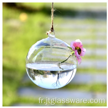 Terrarium en verre suspendu beau vase en verre créatif