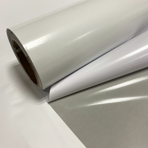 White Eco Solvent Printing PVC grey glue Vinyl