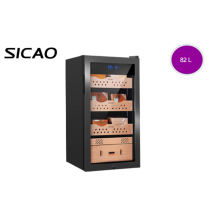 Electronic Humidified Leather Cigar Case