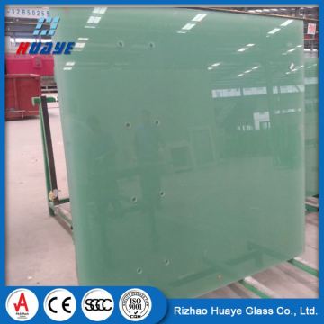 10mm thickness clear laminated tempered glass