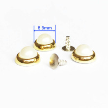 New Pearl-Embellished Studs Adorn Your Leather Work