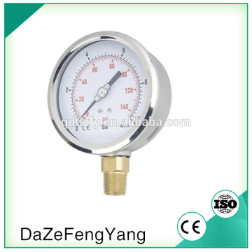 made in china all stainless steel suction pressure gauge Y-150H