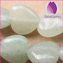 12mm mixed heart gemstone beads