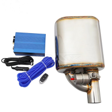 Stainless Steel Performance Exhaust Muffler with Vacuum Valve