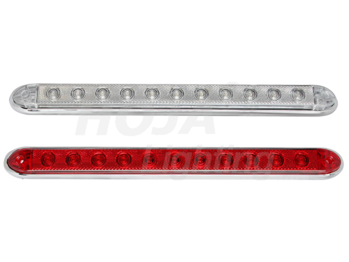 16 inch Slim-Line LED Indicator Bar w/ Reflex Lens 24v led trailer lamp