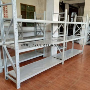 wide span medium duty steel rack