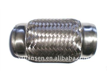 Stainless Steel Exhaust Muffler Flex Pipe 2.5" X 6"