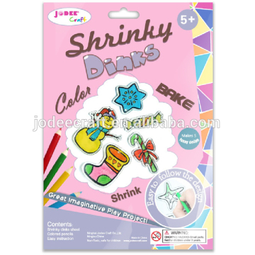 Make your own shrinkable plastic sheet