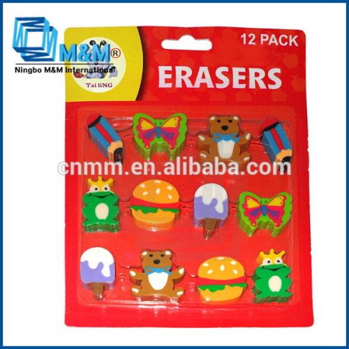 Eraser Set Free Animal Erasers