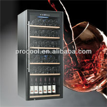 upright compressor storage display refrigerator wine cooler