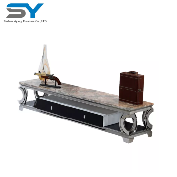 Moder Stainless Steel TV Stand - Luxury TV Stand Living Room Furniture DS012C