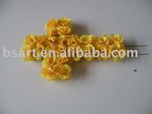 Silk flower artificial funeral wreath