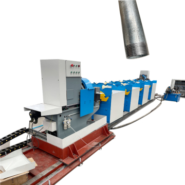 Double Stations Automatic Pipe Threading Machine