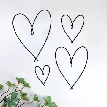 Metal Heart Wall Art Decor