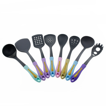 8pcs Nylon Kitchen utensil set with PP handle