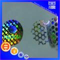 3d PET Material Honeycomb Hologram Sticker Custom Label