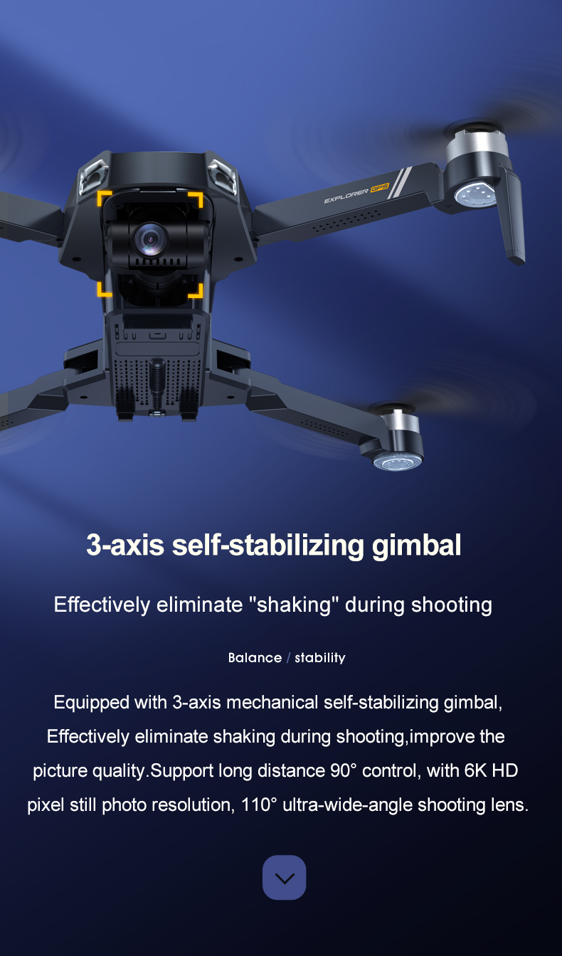 JJRC X20 Drone GPS Wifi FPV 6K HD Quadcopter with Camera 3-Axis Gimbal 28mins Flight Time Profesional RC Drones Dron Remote Toys