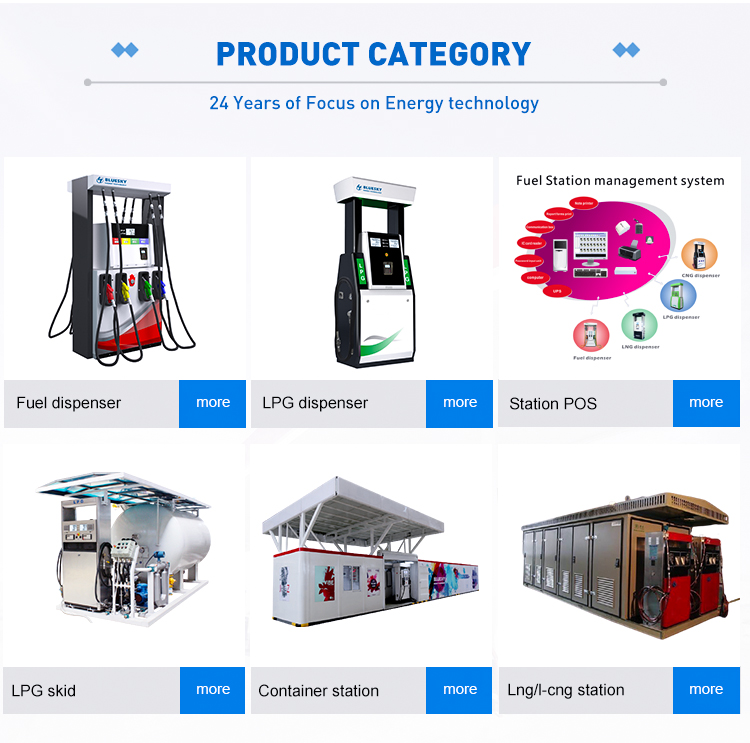 Portable 5 ton or 10 ton lpg skid plant dispenser with gilbarco type lpg dispenser