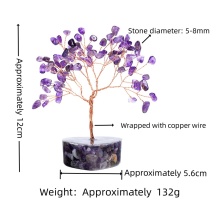 Raw Carnelian Copper Tree Resin Heart Base Ornament( Approx-56X120MM)