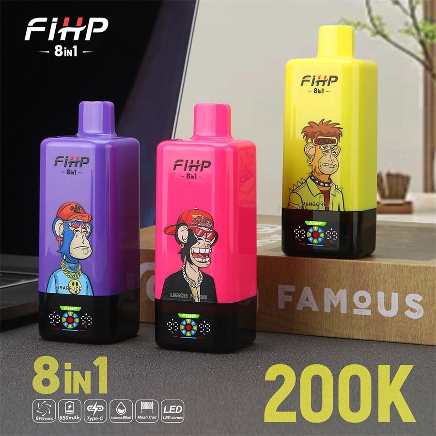 FIHP 200k 8in1 puffs disposable vape Polen China Fabrikant