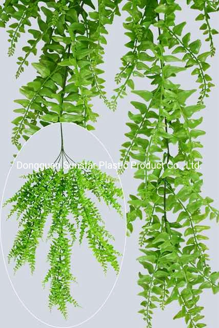 PE Melon Seeds Fern Hanging Artificial Plant for Home Decoration (51001)