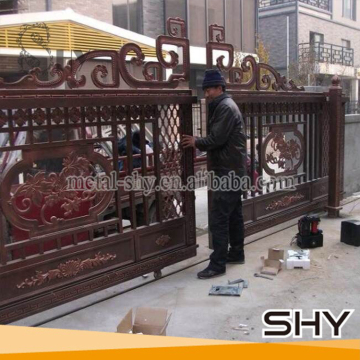 cheap morden cast aluminum gate designs simple