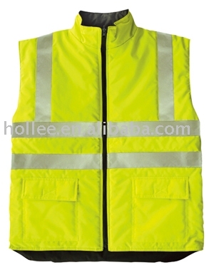 reversible working safety vest uniform