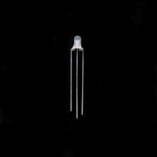 LED de 2 colores de 3 mm con lente difusa, ánodo común
