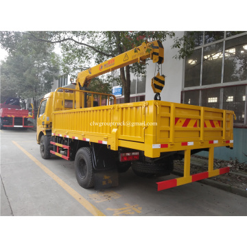 Dongfeng 5tons straight arm Truck mounted crane