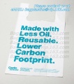 En13432 certificate compostabili borsa sul rotolo, 100% compostabile gilet plastica biodegradabile sacchetto della spesa con EN13432 Certifi