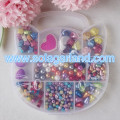 Hello Kitty Style Plastic Storage Box Transparent Jewelry Organizer Box