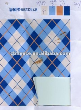 check design fleece fabric