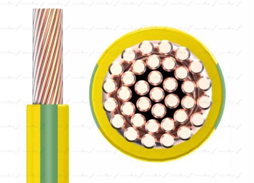 Κίτρινο-πράσινο καλώδιο γείωσης 4mm PV