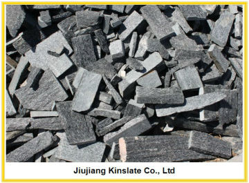 Black Quartz Loose Stone Veneer Brick Natural Stone