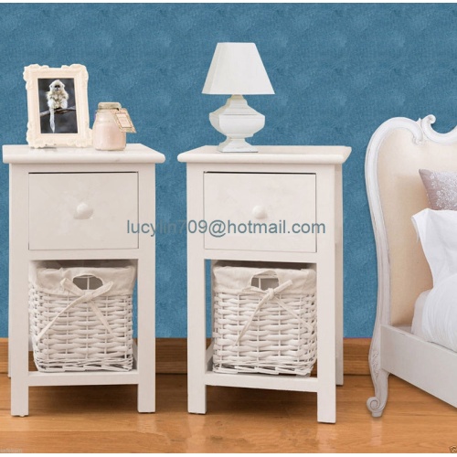 Bedside Table Night Stand Bedroom Organizer Cabinet