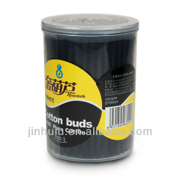 Japanese standard black cotton buds swabs ear buds