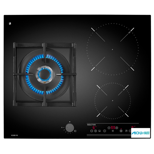 Gas On Glass Induction Hob On 60 cm