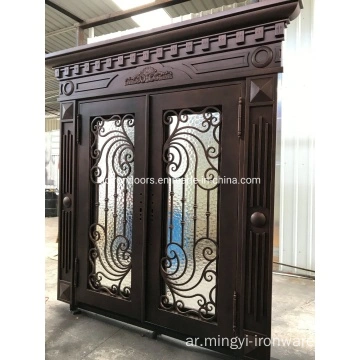 الصين باب الحديد المطاوع مع تقليم المصنعين