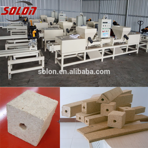 Best quality Wooden tray foot pier making machine wood pallet foot block making line