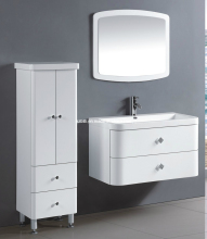 Ceramic Basin Wall Bathroom Cabinet Side Tall Cabinet Complete Bathroom Cabinet