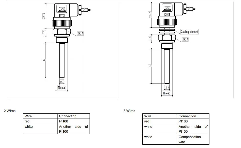 4-20mA Temperature Transducer PT1000 PT100 Digital Temperature Controller