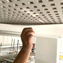Seamless Customised perforated gypsum boards