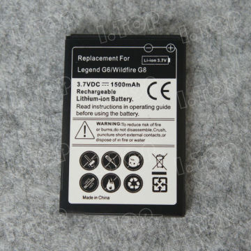 gb t18287-2000 battery for HTC G6 G8 Phone battery