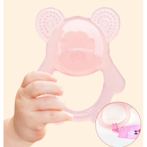 Groothandel Bear Natural Silicone Baby Theitting Toy