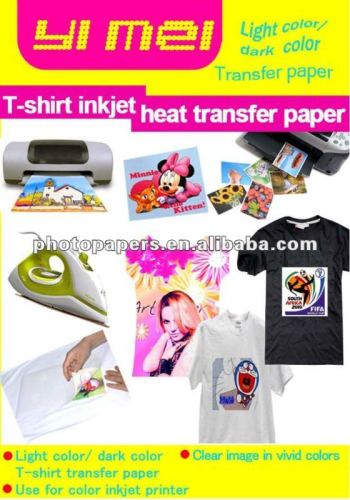 hot selling Light and Dark T-shirt Heat Transfer photo Paper