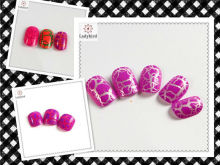 fashional Shatter Collection design adhesive fake nail tips