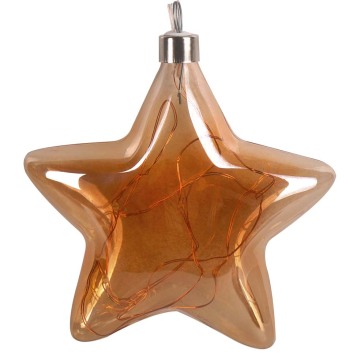 Glass Star Lantern Light