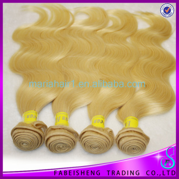 Blonde Hair High quality #613 color long blonde human hair 613 blonde hair weave