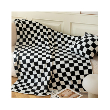 Customizable Air Condition-Compliant Soft Acrylic Knitted Blankets for sofas